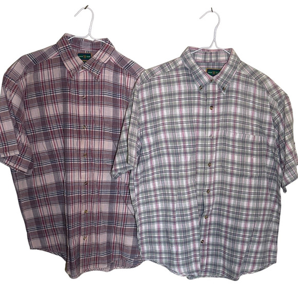 100% Cotton 90s Vintage Men's Button Up